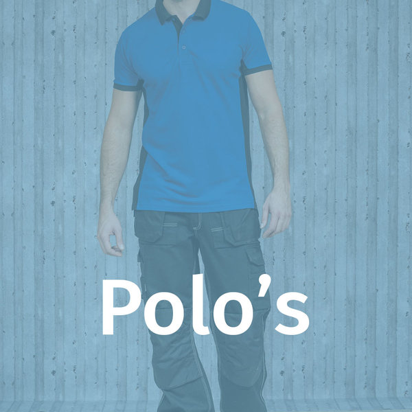 Werkkleding polo's Werkpolo's bedrijfspolo's